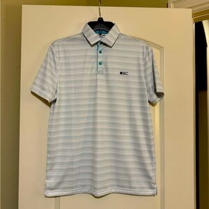 Like New Men’s Size S Black Clover Polo Shirt